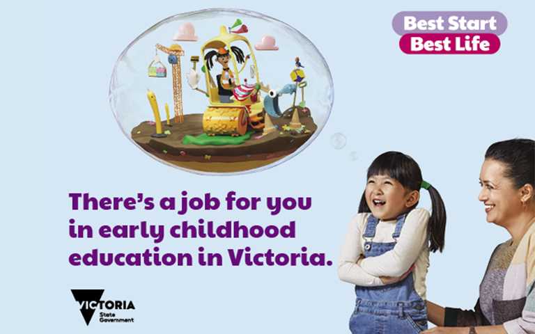 There are so many opportunities for you in early childhood education in Victoria